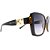 Óculos de Sol Milano Vizzano Ouro 209S C200 Preto Feminino - Imagem 3
