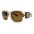 Óculos de Sol Milano Vizzano Ouro 211S C300 Marrom Feminino - Imagem 1