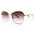Óculos de Sol Milano Vizzano Ouro 223S C100 Dourado Feminino - Imagem 1