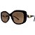 Óculos de Sol Milano Vizzano Ouro 297SL C100 Preto Feminino - Imagem 1