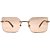 Óculos de Sol Milano Vizzano Ouro 305SL C100 Dourado Feminin - Imagem 2