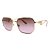 Óculos de Sol Milano Vizzano Ouro 222S C200 Dourado Feminino - Imagem 1