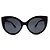 Óculos de Sol Milano Vizzano Ouro 81S AV123 Preto Feminino - Imagem 2