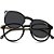 Óculos de Sol Clipon Carrera 393 C 807 4921 Preto Masculino - Imagem 4