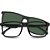 Óculos de Sol Clipon Carrera 8941 C 3OL 5617 Preto Masculino - Imagem 4