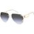 Óculos de Sol Carrera 3103 S J5G 64GB Dourado Feminino - Imagem 1