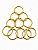 Idés Dourado 4 cm (10 unidades) - Imagem 3