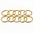Idés Dourado 4 cm (10 unidades) - Imagem 1