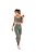 Top Seamless Verde Militar com Tecido Emana - Imagem 2