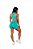 Shorts Empina Bumbum Texturizado Verde Turquesa - Imagem 4