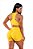 Shorts Empina Bumbum Texturizado Amarelo - Imagem 3