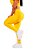 Legging Tradicional Texturizado Amarela - Imagem 1
