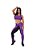 Legging com Detalhe Canelado Texturizado Purple - Imagem 3