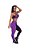 Legging com Detalhe Canelado Texturizado Purple - Imagem 1