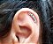 Piercing de aço 5 zircônias - Imagem 1
