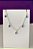 Colar de prata choker olhos gregos claros - Imagem 1