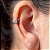 Piercing de aço fake coração - Imagem 1