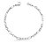 Pulseira de aço elo 3x1 masculina - Imagem 1