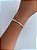 Pulseira de prata bracelete grosso oval 4mm - Imagem 1