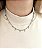 Colar de aço choker mini estrelas - Imagem 1