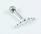 Piercing de prata 7 bolinhas tragus / helix - Imagem 1