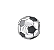 Berloque de aço bola de futebol - Imagem 1