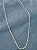 Corrente de prata elo 3x1 3mm - Imagem 1