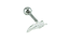 Piercing de prata tragus / helix pena - Imagem 2
