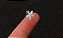 Piercing de aço flor de zircônias tragus / helix - Imagem 1