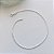 Pulseira de prata masculina groumet 1mm - Imagem 2