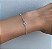 Pulseira de prata ponto de luz 6mm - Imagem 1