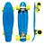 Skate Mini Cruiser Infantil Azul DM Toys - Imagem 1