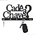 Porta Chaves Cadê A Chave? Parede Suporte Chaveiro Criativo - Imagem 1