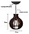 Kit 3 Lustre Pendente Luminaria Rustica Sala Cozinha Madeira - Imagem 4