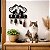 Porta Chaves Parede Gatos Quadro Organizador Decorativo - Imagem 2
