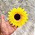 10 Flores Girassol Artificial Decora Festa Junina E São João - Imagem 3