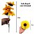 Kit 4 Buques Girassol 20 Flores Arranjo Artificial Grande - Imagem 2