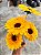 Kit 4 Buques Girassol 20 Flores Arranjo Artificial Grande - Imagem 6