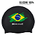 Touca Natação Silicone Mobilidadii Adulto Brasil Preta. - Imagem 2