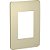 Placa 4x2 3 Postos Horizon Gold Schneider Orion S730103234 - Imagem 1