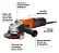 Esmerilhadeira Angular 4.1/2' 650W 220V Black & Decker G650-B2 - Imagem 2