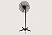 Ventilador Oscilante de Pedestal 60CM Bivolt Grade em Aço Preto Tron - Imagem 1