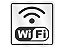 Placa de sinalização em Alumínio 15x15 "Wi-fi" Sinalize 120BC - Imagem 1