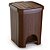 Lixeira 12 Litros Vime Marrom Nitron 163/M - Imagem 1