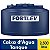 Caixa D'Água Tanque de Polietileno com Tampa de Rosca Azul 2500Lt Fortlev - Imagem 1