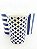 Copo de Papel Azul Marinho Estampado 8 Un. - Imagem 1