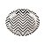 Prato de Papel Chevron Laminado 10 Un. - Imagem 3