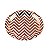 Prato de Papel Chevron Laminado 10 Un. - Imagem 2