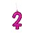 Vela Número Pink Glitter (0-9) - Imagem 4