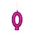 Vela Número Pink Glitter (0-9) - Imagem 2